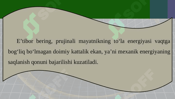 Prujinali va matematik mayatniklar 8