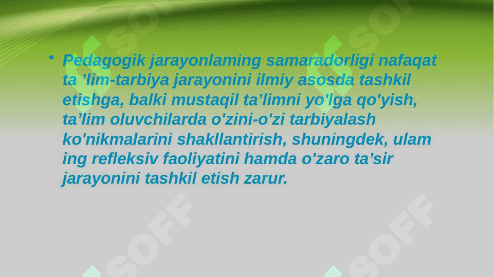 Pedagogik texnologiyalarni loyihalashtirish. 6