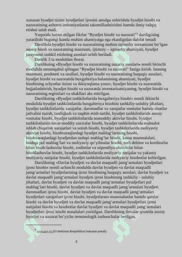Budjetdan tashqari pul mablag’larini jalb qilish va ulardan foydalanish 3