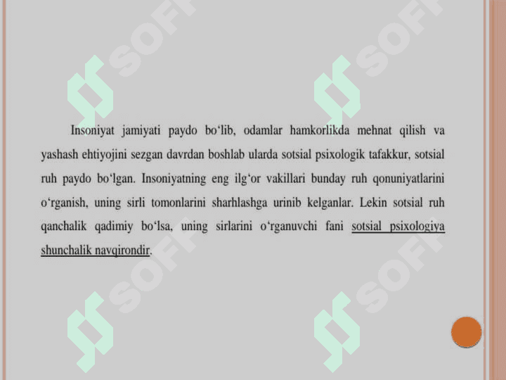 Sotsial psixologiyaga 
kirish 2