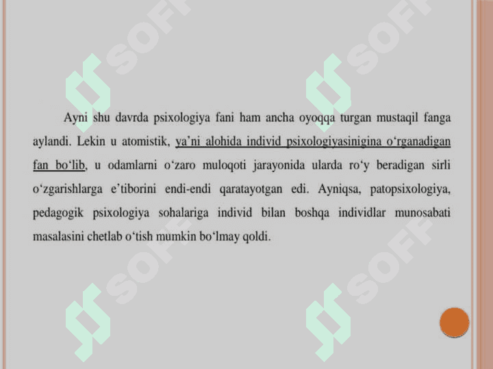 Sotsial psixologiyaning shakllanish tarixi 8