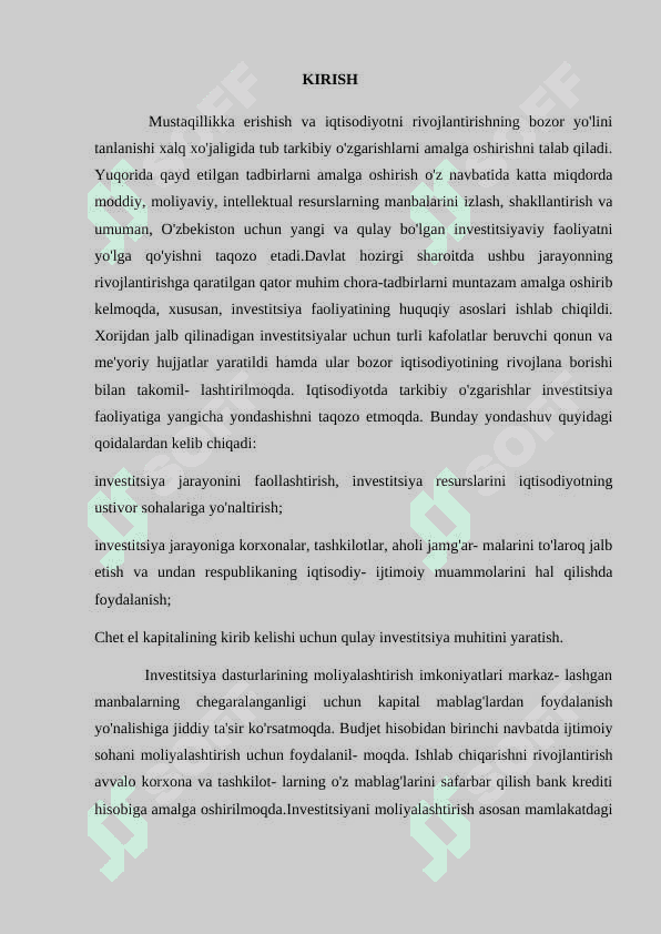 Investitsiyaning mohiyati manbalari va shakllari 3