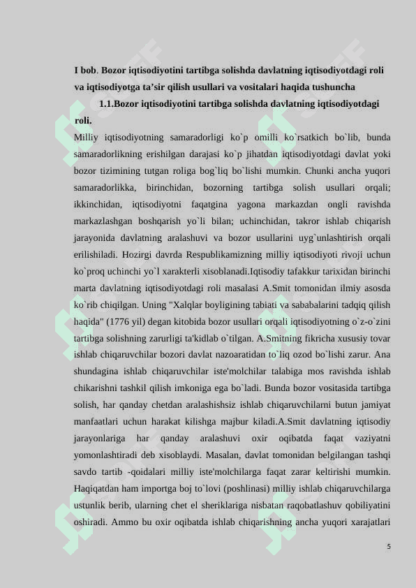 Iqtisodiyotni tartibga solishda davlatning roli 5