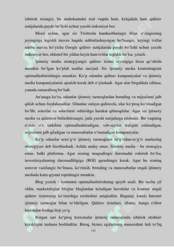 Ijtimoiy tarmoqlardan ma’lumotlarni to‘plashni o‘rganish 2