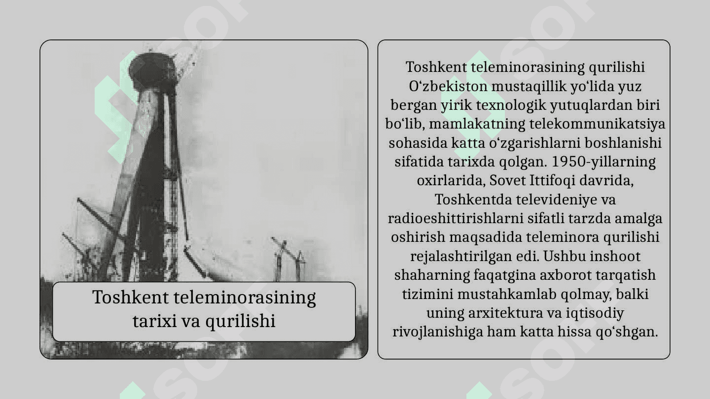 Toshkent teleminorasi 4