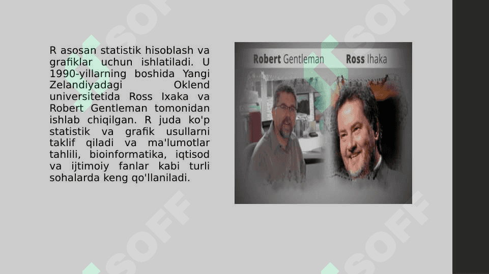 STATISTIK TAHLIL MASALALARINI YECHISHDA DASTURLASH IMKONIYATLARI (R PAKETI) 3