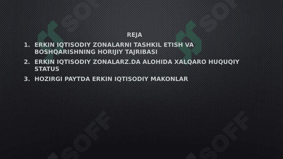 Erkin iqtisodiy zonalar rivojlanish ko'rsatkichlarini ekonometrik modellashtirish. 2