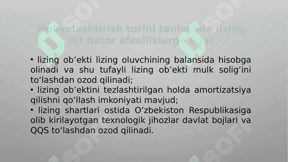 TIJORAT BANKLARINING LIZING OPERATSIYALARI 8