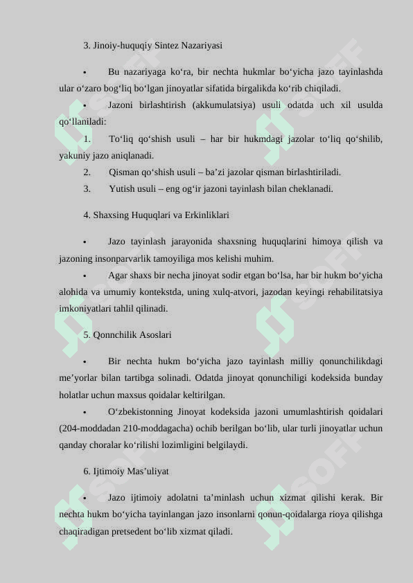 Bir necha hukm yuzasidan jazo tayinlash 8