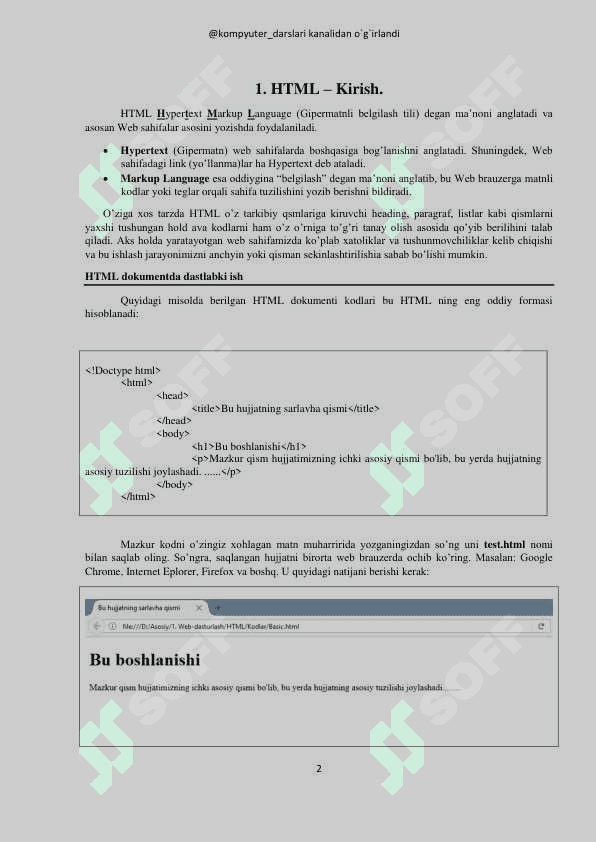 HTML qo'llanma pdf kitob 140 bet 2