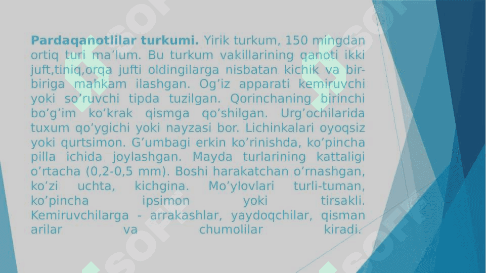 Sinantrop ko'rinishdagi xasharotlar, ularning epidimiologik ahamiyati 3