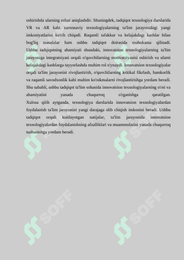 TEXNALOGIYA DARSLARIDA INNOVATSION TEXNOLOGIYALARDAN FOYDALANISH 4