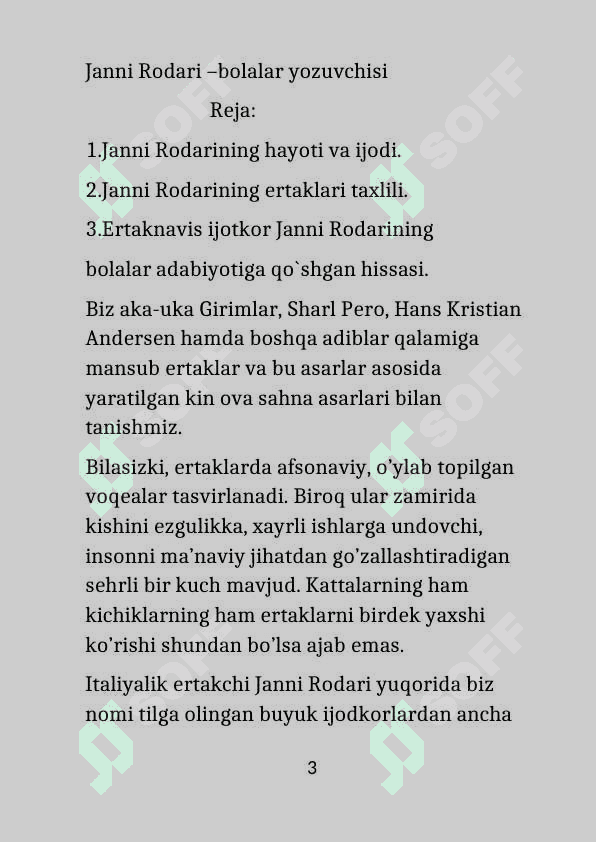Janni Rodari –bolalar yozuvchisi 3