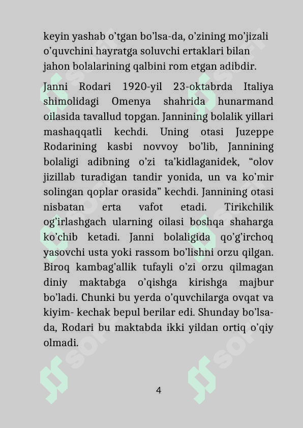 Janni Rodari –bolalar yozuvchisi 4
