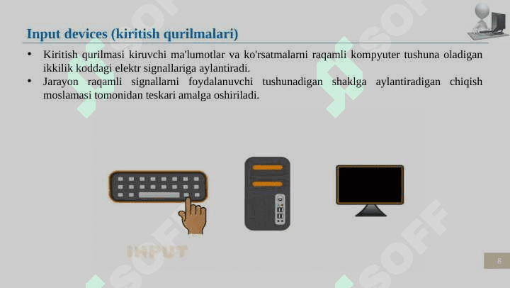 Assembler tilida dasturlash asoslari. Assembler dasturlash tili va uning imkoniyatlari, assembler tili operatorlari va ularni kodlash. 8