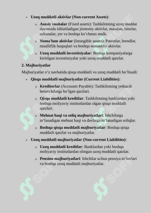 Buxgalteriya balansi uni xisobini tashkil etish. 3