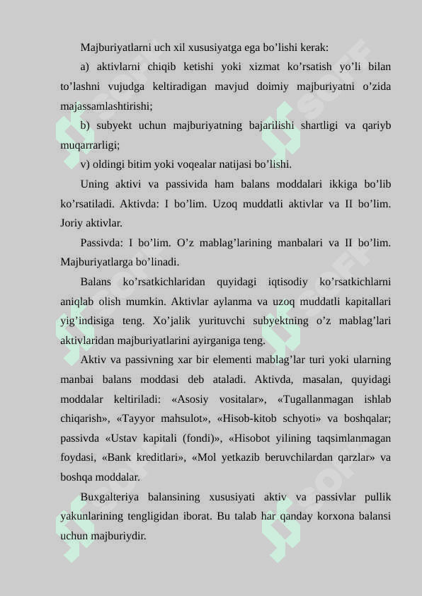 Buxgalteriya balansi uni xisobini tashkil etish. 7
