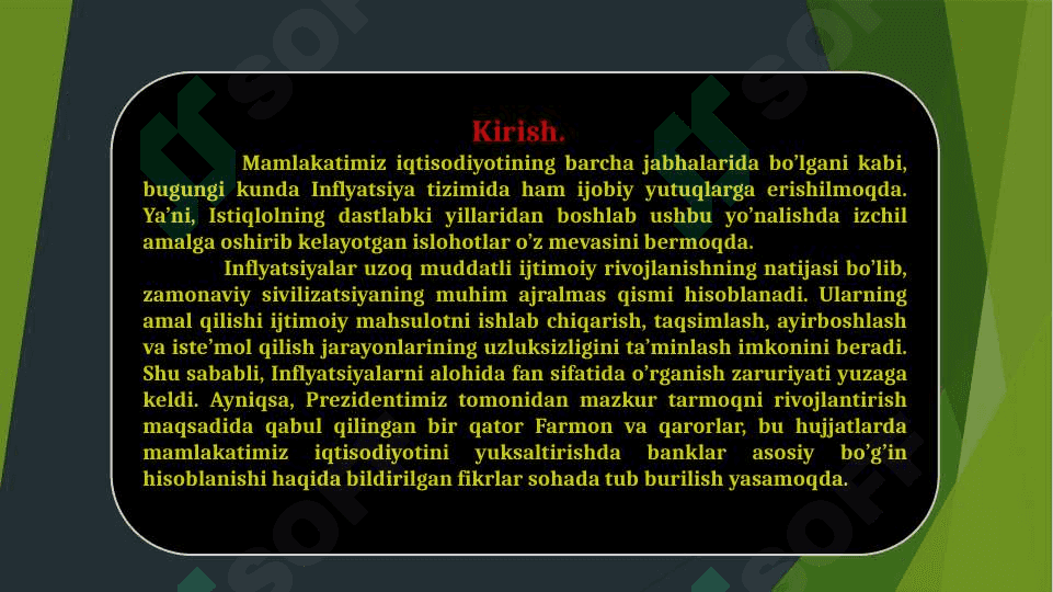 INFLYATSIYA VA UNGA QARSHI KURASHISH YO’LLARI 5
