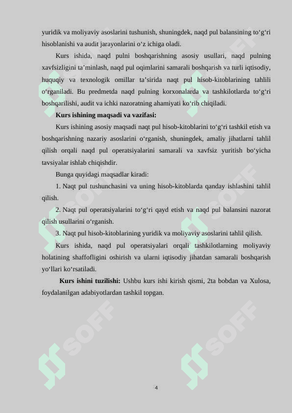 Naqd pulsiz hisob kitoblar hisobi 4