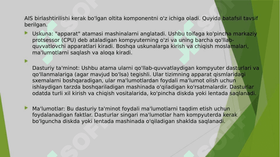 Iqtisodiyotda avtomotlashtirilgan axborot tizimlari va  texnologiyasi pptx 7