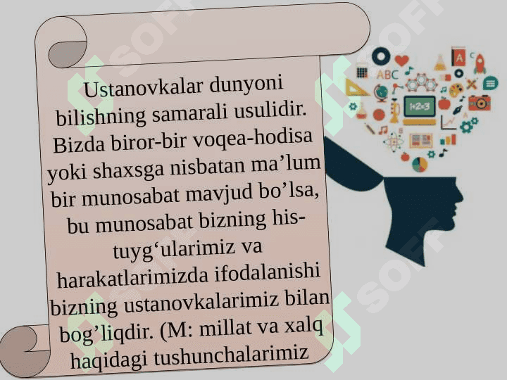 Shaxsning ijtimoiy ustanovkalari 5