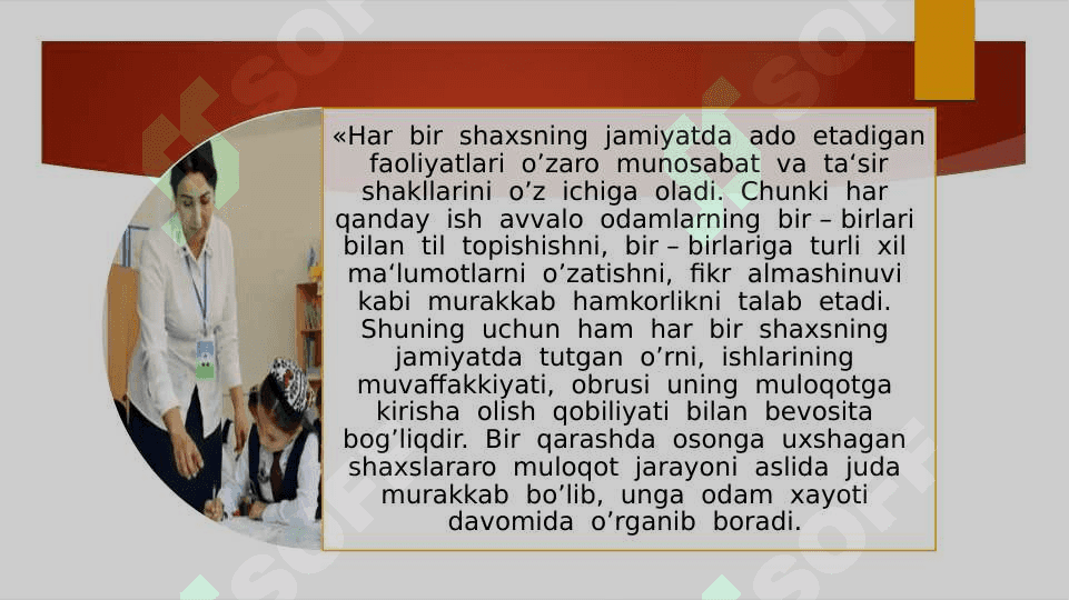 PEDAGOGIK FAOLIYATNI TASHKIL ETISHDA MULOQOTGA KIRISHISHNI RIVOJLANTIRISH 3