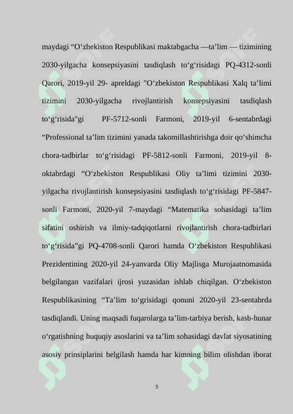 Boshlang‘ich sinf matematika darslarida sodda masalalar bilan ishlash 5