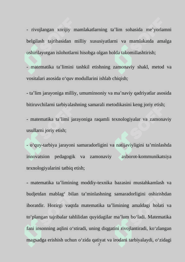 Boshlang‘ich sinf matematika darslarida sodda masalalar bilan ishlash 7