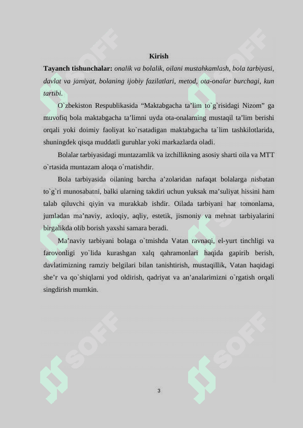 Maktabgacha ta’lim muassasasi, oila va maktab hamkorligi 3