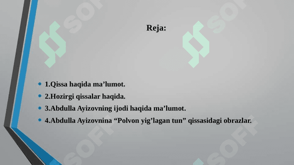 Hozirgi qissalarda yoshlar obrazi 2