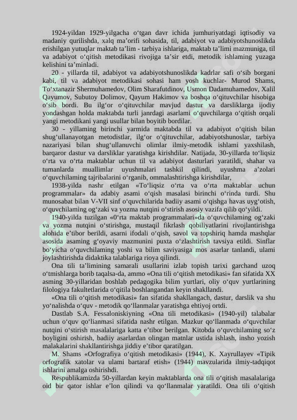 ONA TILI O‘QITISH METODIKASI 7