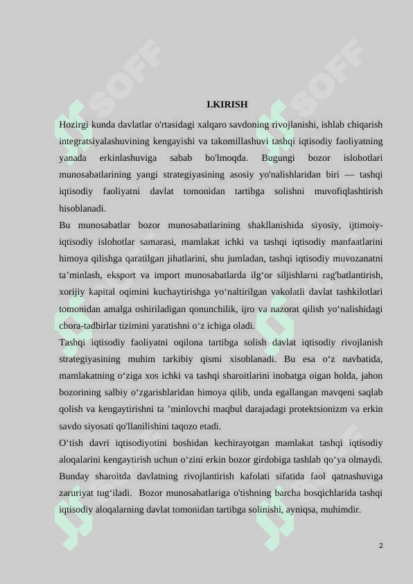 Covid-19 pandemiyasining jahon iqtisodiyotiga ta`siri 2