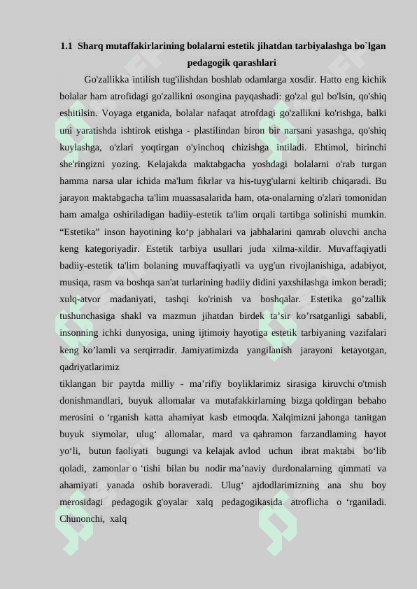 Maktabgacha ta`lim yoshidagi bolalarning estetik rivojlanishidagi o`ziga xos xususiyatlari 5