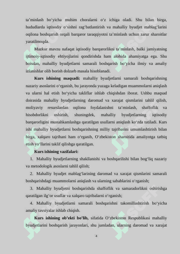 MAHALLIY BYUDJETLARNI SAMARALI BOSHQARISH 3