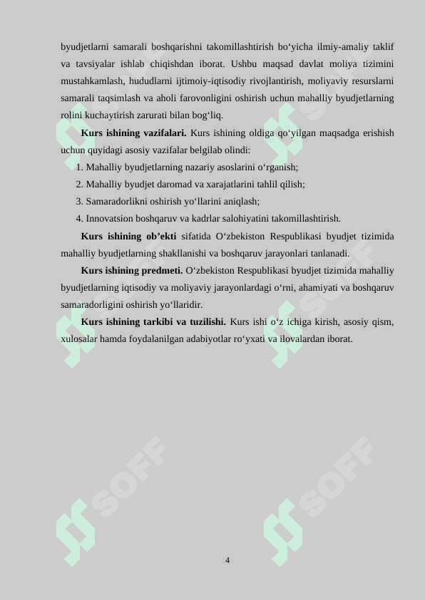 OʻZBEKISTON RESPUBLIKASI BYUDJET TIZIMIDA MAHALLIY BYUDJETLARNING OʻRNI VA AHAMIYATI 3