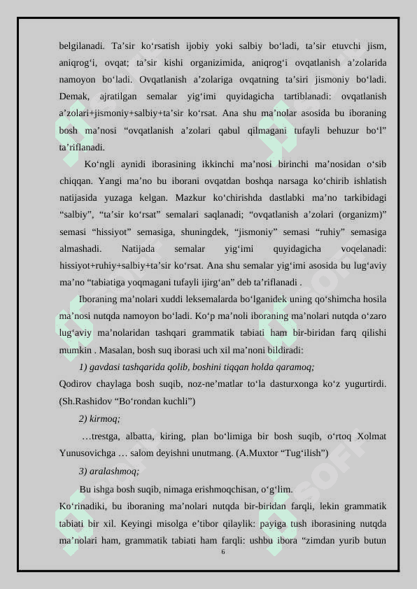 Polisemiya va uning turlari 6