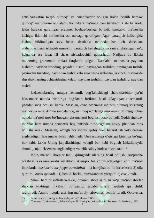 Polisemiya va uning turlari 7