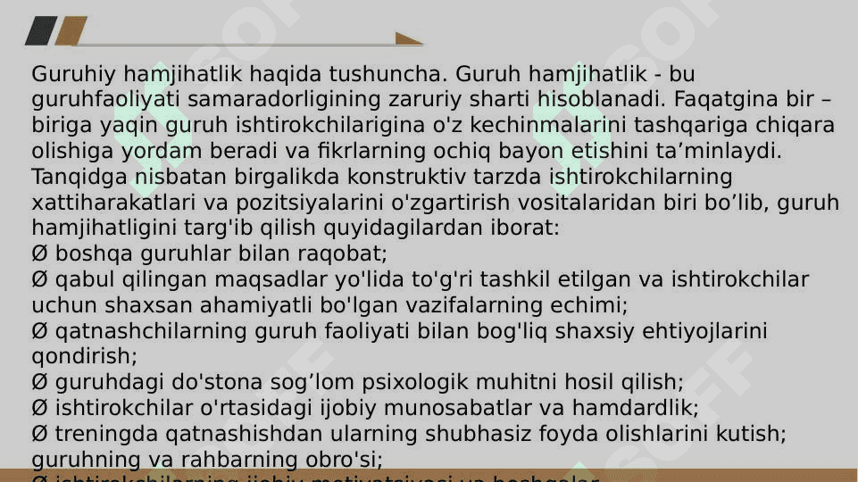 Psixologik trening asoslari 8