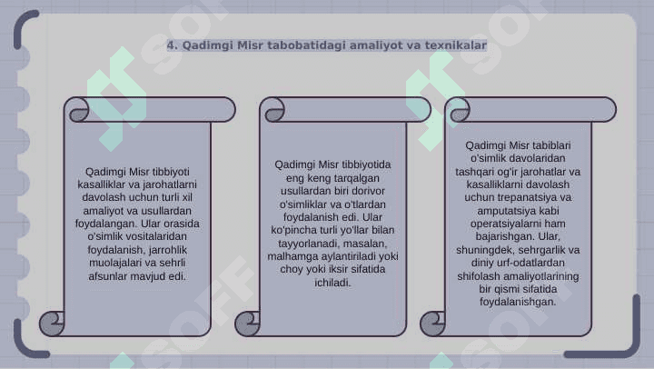 Qadimgi misr tibbiyoti 6
