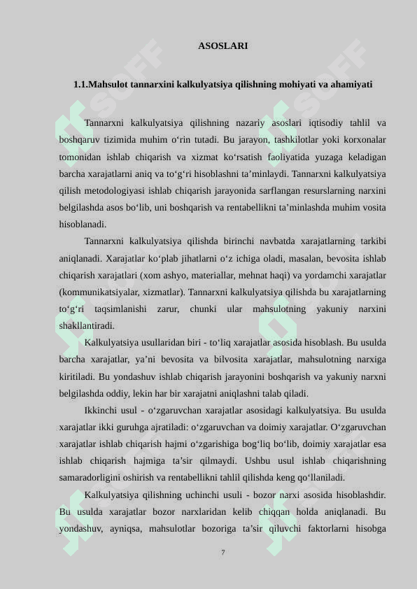 TANNARXNI KALKULYATSIYA QILISH 6