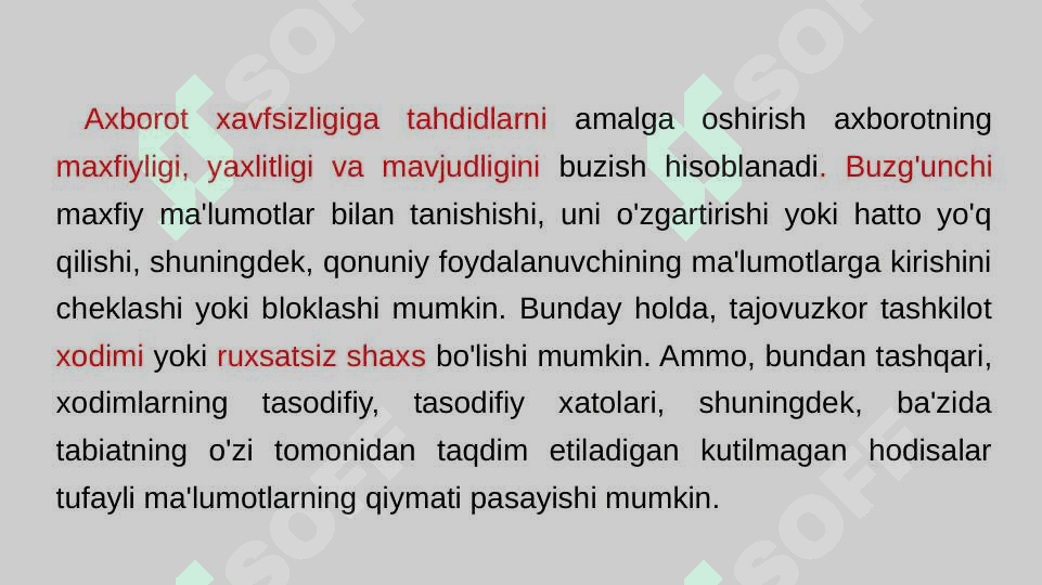Axborot xavfsizligiga tahdidlar 4