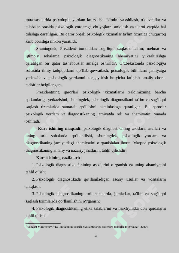 PSIXOLOGIK DIAGNOSTIKA FANINI TALABLARI VA VAZIFALARI 3