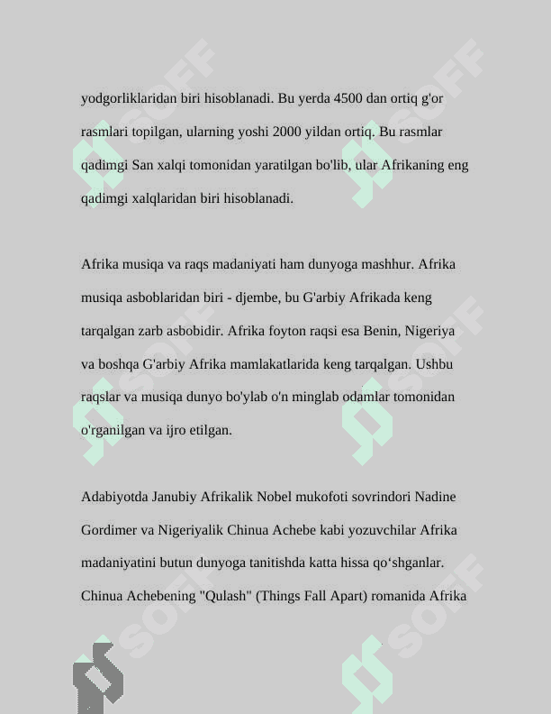 Afrika xalqlari entalogiyasi 6