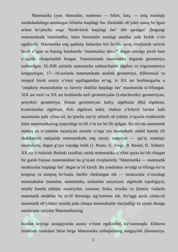 Integral va uning tadbiqlarini o’rgatish metodikasi 3