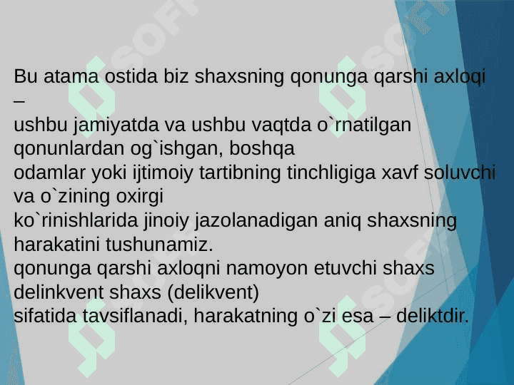 Delikvent axloq – shaxs og‘ishgan xulqining shakli sifatida 3