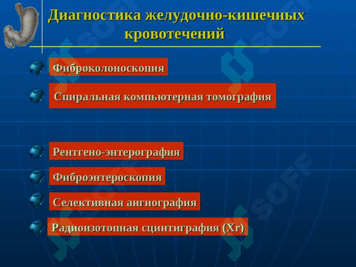 «Острые желудочно-кишечные кровотечения». Современные принципы диагностики и лечения. 5