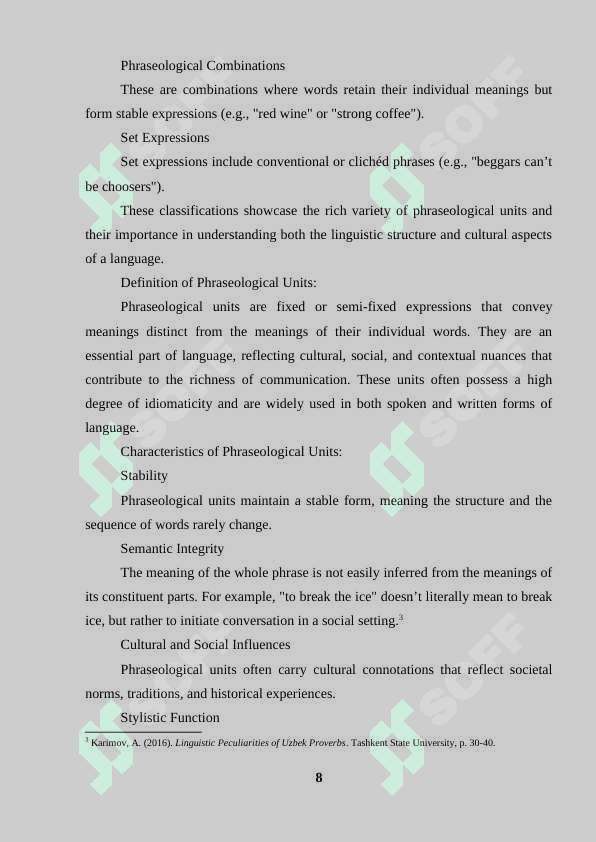 Linguo-cultural peculiarities of phraseological units 7