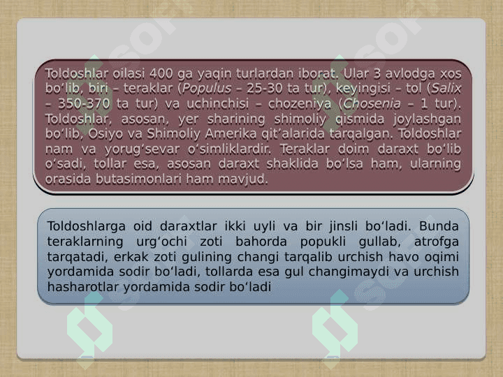 TOLDOSHLARDA YASHOVCHI ZARARKUNANDA HASHAROTLAR 7