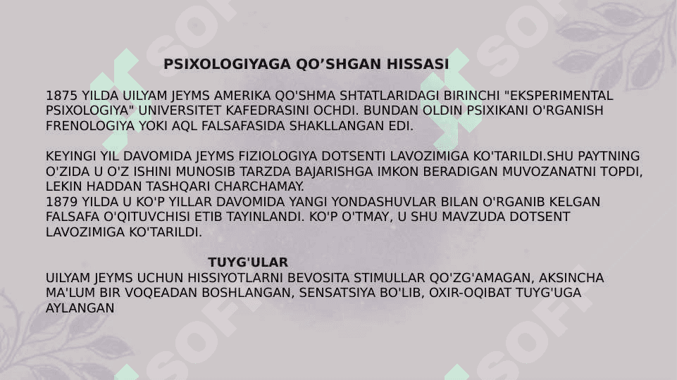 Uilyam jeyms va ong psixologiyasi 15.pptx 6
