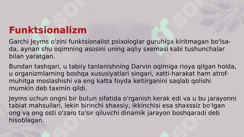 Uilyam jeyms va ong psixologiyasi 15.pptx 8